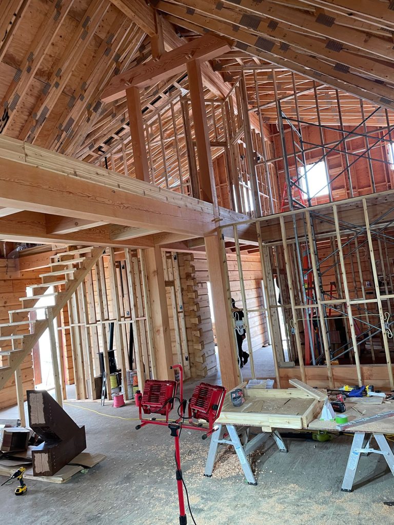 We offer design / build services on new construction.